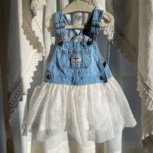 Oshkosh jumper with tulle skirt